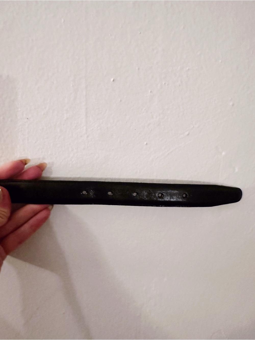 Vintage Brighton Leather Belt Silver Western Hardware Black 1995 - Picture 3 of 6
